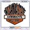 Oklahoma State Cowboys Vintage PNG Digital Download Design