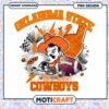 Oklahoma State Cowboys PNG Design Instant Download Art