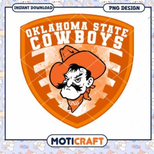 Oklahoma State Cowboys PNG Instant Download Design Art