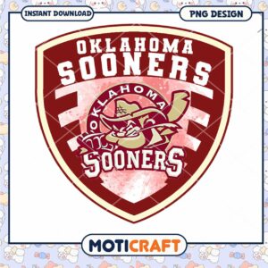 Oklahoma Sooners PNG Design Instant Download Art Print