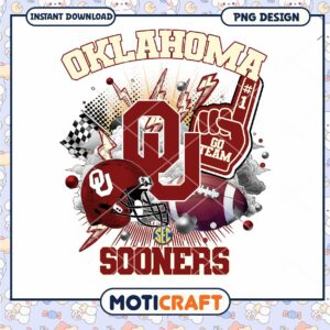Oklahoma Sooners Football Team Graphic PNG Download