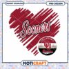 Oklahoma Sooners Heart Design Instant Download PNG