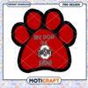 Ohio State Dog Fan Paw Print PNG Download Design