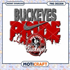 Ohio State Buckeyes Pride PNG Design Instant Download