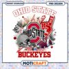 Ohio State Buckeyes Football PNG Design Instant Download