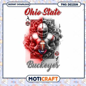 Ohio State Buckeyes Football Player PNG Design Download