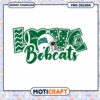 Ohio Bobcats Love Football PNG Design for Downloads