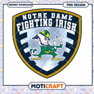 Notre Dame Fighting Irish Logo PNG Downloadable Design