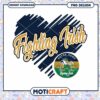 Notre Dame Fighting Irish Heart PNG Digital Download Design