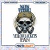 Non Toxic Yellowjackets Fan Skull PNG Digital Download