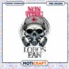 Non Toxic Skull Lobos Fan PNG Design Instant Download