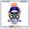 Non Toxic Roadrunners Fan Skull PNG Design Download