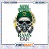 Non Toxic Rams Fan Skull PNG Graphic Design Download