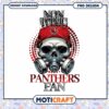 Non Toxic Panthers Fan Skull Design for Download PNG