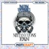 Non Toxic Nittany Lions Fan Skull PNG Instant Download