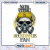 Non Toxic Mountaineers Fan Skull PNG Art Download