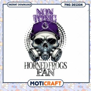 Non Toxic Horned Frogs Fan Skull PNG Art Download