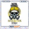 Non Toxic Hawkeyes Fan Skull PNG Design Download