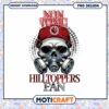 Non Toxic Hilltoppers Fan Skull PNG Design Download