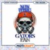 Non Toxic Gators Fan Skull PNG Design for Download