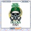 Non Toxic Ducks Fan Skull PNG Design for Download
