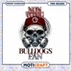 Non Toxic Bulldogs Fan PNG Design Instant Download