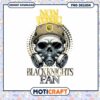 Non Toxic Blackknights Fan Skull PNG Art Design Download