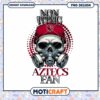 Non Toxic Aztecs Fan Skull Design PNG Instant Download