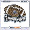 Nittany Lions Leopard Print Football PNG Design Download