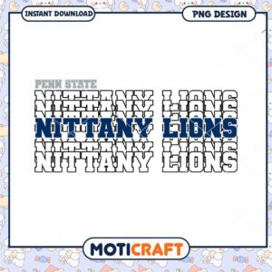 Nittany Lions Penn State PNG Instant Download Design File