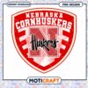 Nebraska Cornhuskers Shield Logo PNG Instant Download