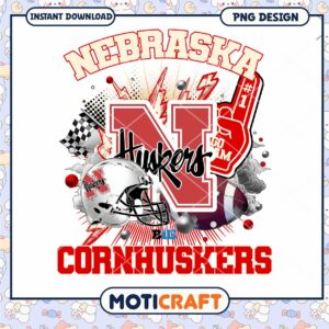 Nebraska Cornhuskers PNG Graphic for Instant Download