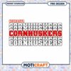 Nebraska Cornhuskers PNG Design for Instant Download