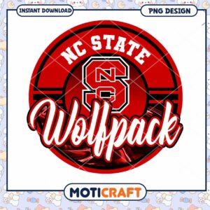 NC State Wolfpack Team Logo PNG Instant Download Design