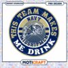 Navy Midshipmen Team Makes Me Drink PNG Design Download
