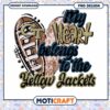 My Heart Belongs to the Yellow Jackets PNG Design Download