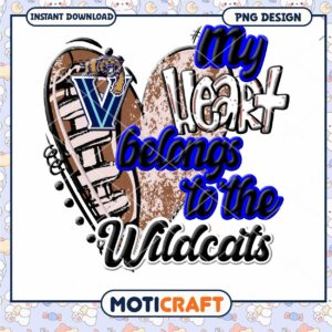 My Heart Belongs to the Wildcats PNG Design Download