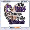 My Heart Belongs to the Wildcats PNG Instant Download