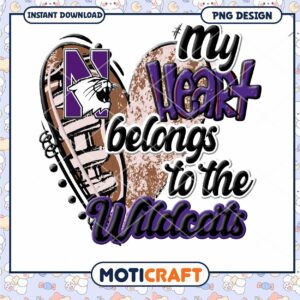 My Heart Belongs to the Wildcats PNG Instant Download