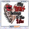 My Heart Belongs to the Utes PNG Download Design 2023