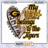 My Heart Belongs to the Tigers PNG Instant Download