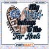 My Heart Belongs to the Tar Heels PNG Design Download