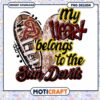 My Heart Belongs to the Sun Devils PNG Design Download