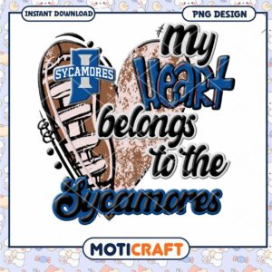 My Heart Belongs to the Sycamores PNG Download Design