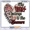 My Heart Belongs to the Sooners PNG Design Download