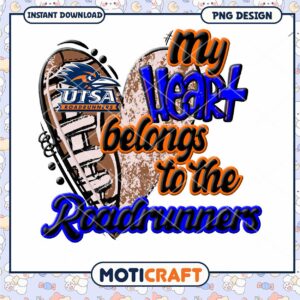 My Heart Belongs to the Roadrunners PNG Design Download