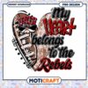 My Heart Belongs to the Rebels PNG Instant Download Design
