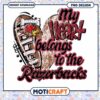 My Heart Belongs to the Razorbacks PNG Design Download