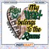 My Heart Belongs to the Rams PNG Design Download