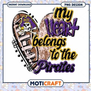 My Heart Belongs to the Pirates PNG Download Design